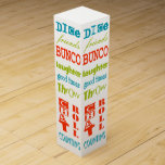 Vin för gåvan för Bunco tunnelbanankonst boxas Presentask För Vinflaska<br><div class="desc">Gåvan för vin för Bunco tunnelbanankonst boxas särdrag ord: tärning,  vänner,  Bunco,  laughter,  bratider,  kast,  chatta,  rulle och räkna. Använd detta för födelsedagar,  jul,  vänskap,  och annat semestrar.  Tillfoga din egna text för att personifiera med ett gruppnamn,  namn,  händelse och mer.</div>