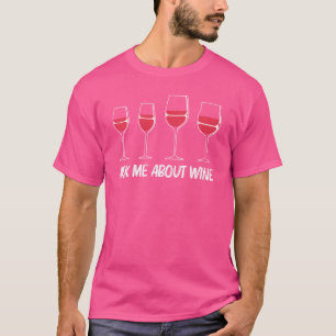 Vin För manar kvinnor Röd Vin Vin-glasalkohol T Shirt