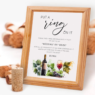 Vin för Ring av Möhippa för matchspel i elegant Poster