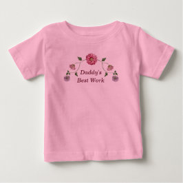 Vin för rosa och Lila Blommigt T Shirt