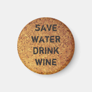 vin för sparavattendrink magnet