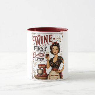 Vin före matlagning kaffemug mugg