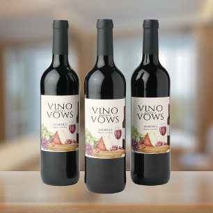 Vin före Vänner Bröllopsfest Bröllopsshow Charkute Vinflaska Etikett
