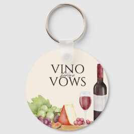 Vin före Vänner Charkuteribord Bröllopsfest Nyckelring