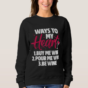 Vin går till mitt hjärta och köper mig t shirt