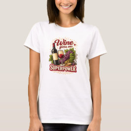 Vin Ger Mig Superkraft Rollig T-shirt