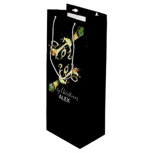 Vin Gift Bag-Champagne Stänk