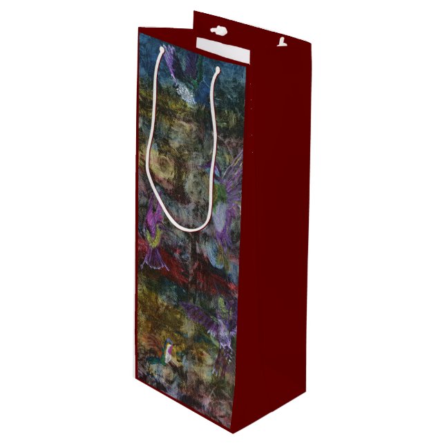 Vin Gift-flaggan Hummingbird under Flight (Framsidan Vinklad)