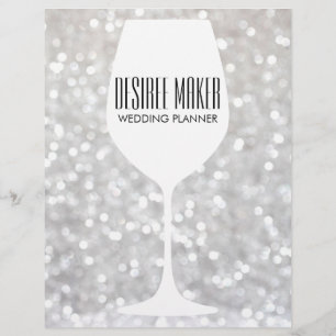 Vin Glas   Bokeh Reklamblad