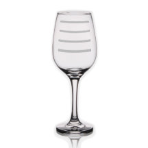 Vin glas med Rand