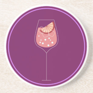 Vin-glas Underlägg