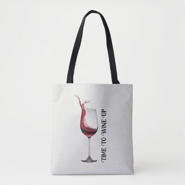 Vin glascitat tygkasse (Framsida)