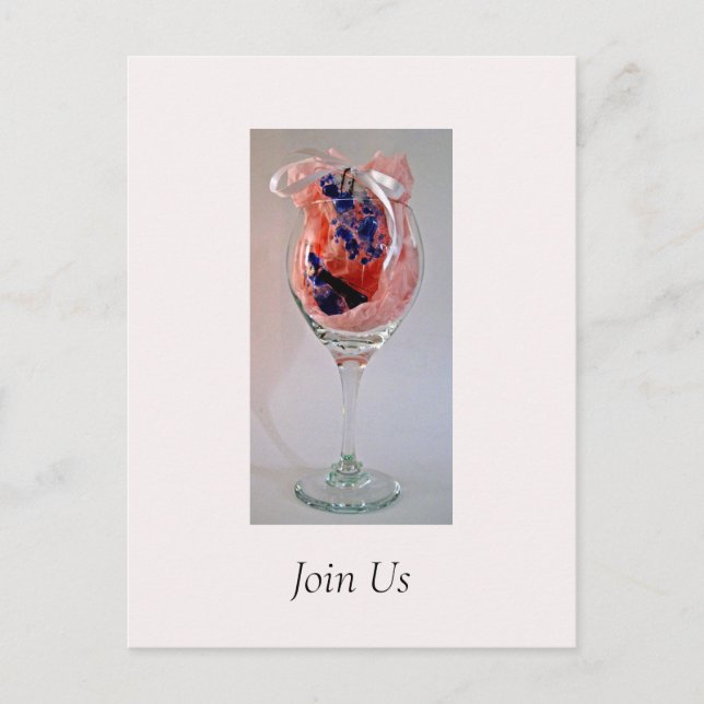 Vin Glass 3-vykort Vykort (Framsida)