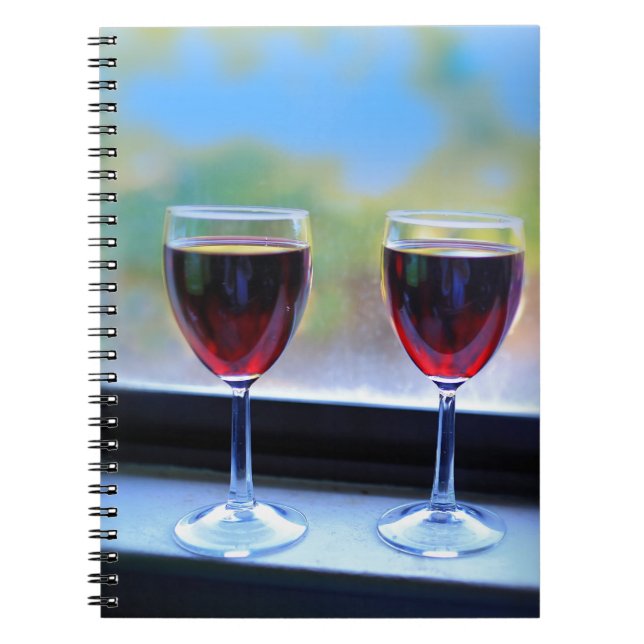 Vin Glass Anteckningsbok (Framsidan)