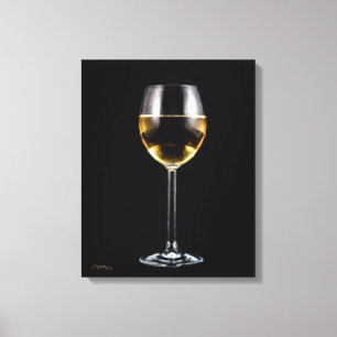 Vin Glass Canvastryck
