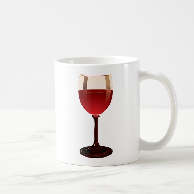 Vin Glass Kaffemugg (Höger)