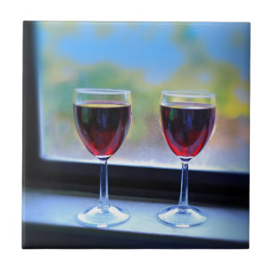 Vin Glass Kakelplatta