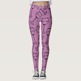 VIN GLASS MÖNSTER Leggings