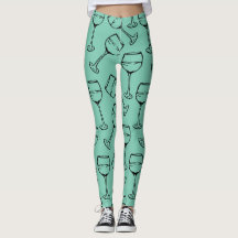 VIN GLASS MÖNSTER Leggings