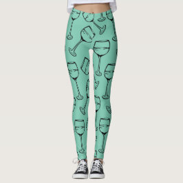VIN GLASS MÖNSTER Leggings