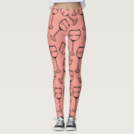 VIN GLASS MÖNSTER Leggings