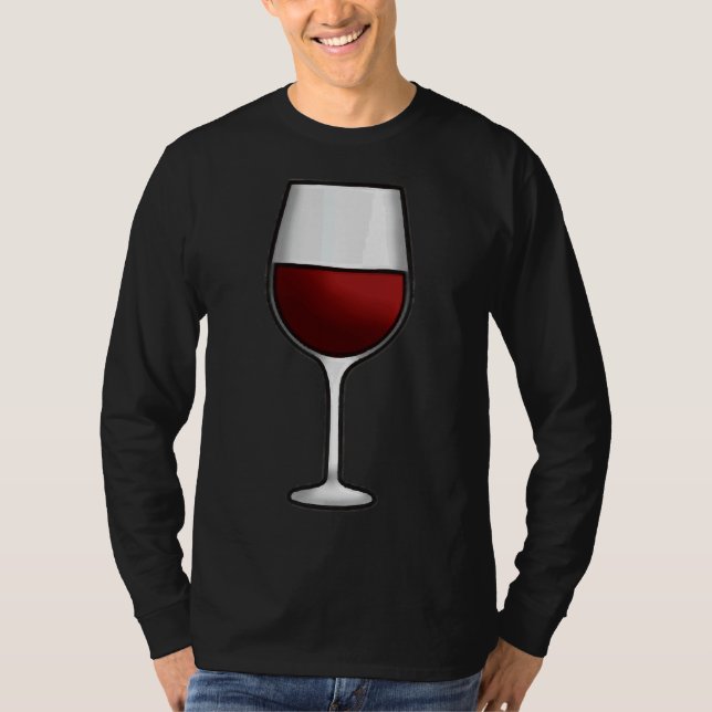 Vin Glass T Shirt (Framsida)