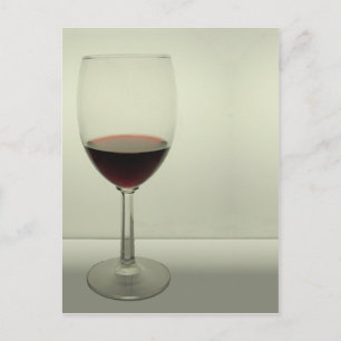 Vin Glass Vykort