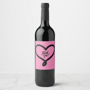 Vin Grapes Personlig Flowers Red White Vinflaska Etikett