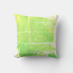 Vin Grön Blad Blå Himmel Fokus Kudd Pillow Kudde
