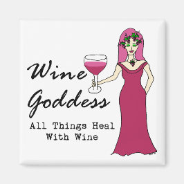 Vin guddess "All Sak Heal with Vin" Magnet