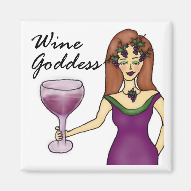 Vin guddess (No Sayed) Magnet (Framsidan)