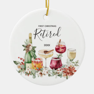 Vin har tröttat första julprydnaden julgransprydnad keramik