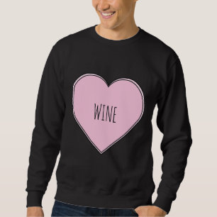 Vin Heart Lång Ärmad Tröja