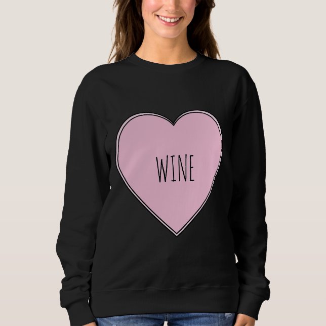 Vin Heart T Shirt (Framsida)