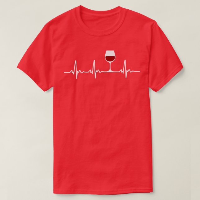 Vin Heartslag T Shirt (Design framsida)