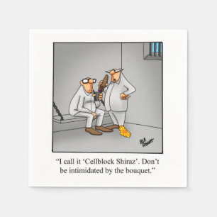 Vin Humor Cocktail Party Napkins Pappersservett