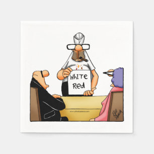 Vin Humor Cocktail Party Napkins Pappersservett
