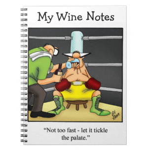 Vin Humor Journal Anteckningsbok