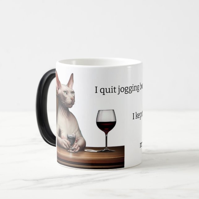 Vin Humor kaffemugge Magisk Mugg (Framsida vänster)