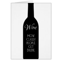 Vin, hur klassigt folk blir berusade hälsning