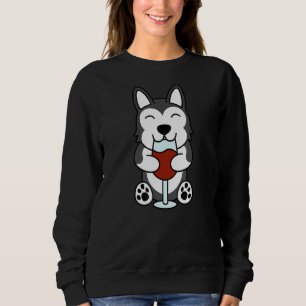 Vin Husky Hund T Shirt