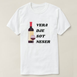 vin, i går, i morgon på albanska t shirt