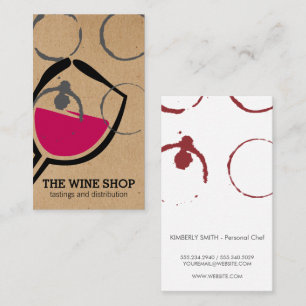 Vin Illustration-Logotyp Vin Stain Visitkort