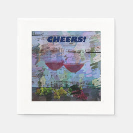 Vin Impressions Digital Cocktail Napkins Pappersservett