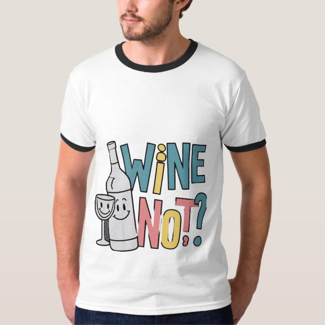 Vin inte? Manar Ringer T-Shirt 🍷 👕 (Framsida)