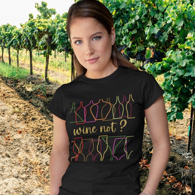 Vin inte t shirt (Wine Not? Wine T Shirt for Women)