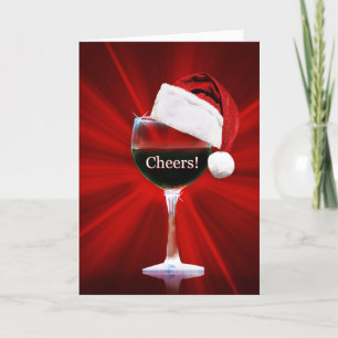 Vin jul Glad helg Kort