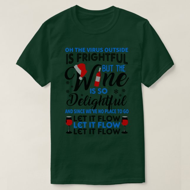 Vin julklapp 4 Vin Älskare julklapp 4 T Shirt (Design framsida)