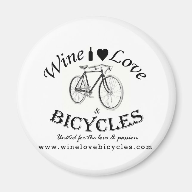 Vin Kärlek och Bicycles Magnet (Framsidan)