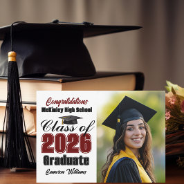 Vin klass 2026 examen foto examenfirande meddelande